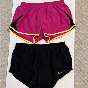 Nike Women's Athletic Shorts in Pink and Black size M